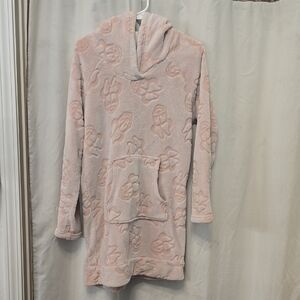 Disney Plush Faux-Fur Hooded Lounger in Light Pink